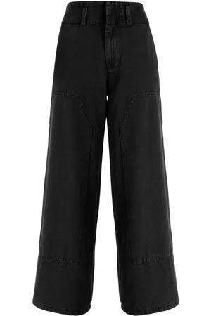 SEA High-rise wide-leg trousers