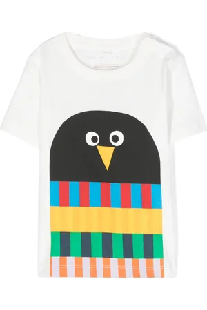 Stella McCartney Penguin Scarf-print cotton T-Shirt