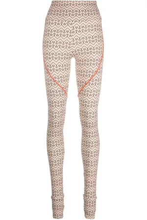 Patrizia Pepe Monogram-print leggings