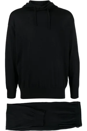 Emporio Armani Virgin-wool tracksuit set