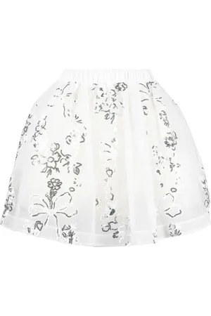 Simone Rocha Sequin-embellished tulle miniskirt