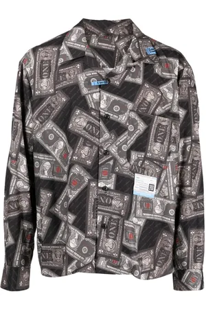 Maison Mihara Yasuhiro Dollar Bill long-sleeve shirt