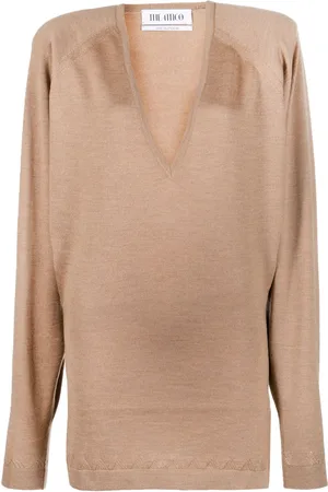The Attico V-neck wool jumper