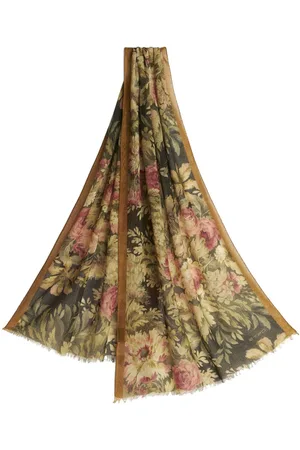 Etro Floral-print cashmere scarf