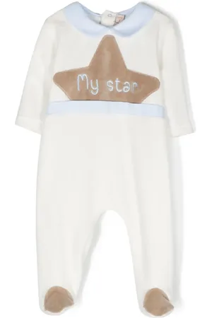 LA STUPENDERIA Embroidered-design long-sleeve bodysuit