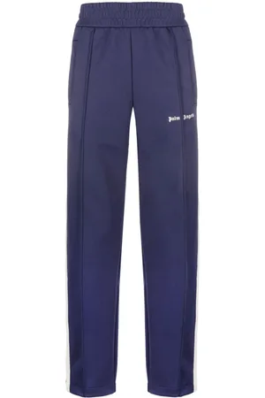 Palm Angels Logo-print side-stripe track pants