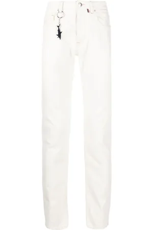 Paul & Shark Logo-charm slim-cut jeans