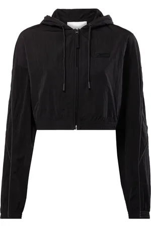 Reebok Hooded cropped track jacket