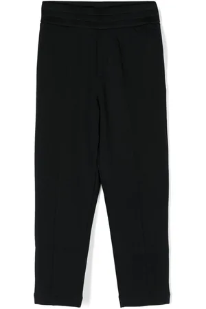 Emporio Armani Straight-leg cotton-blend trousers