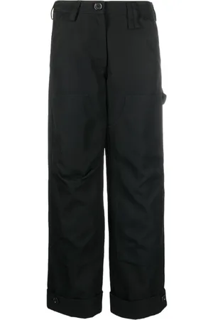 Simone Rocha Virgin wool-blend wide-leg trousers