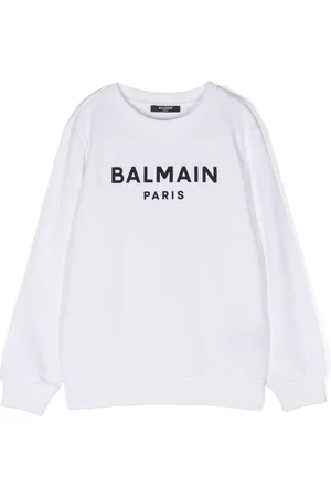 Balmain Logo-print cotton sweatshirt