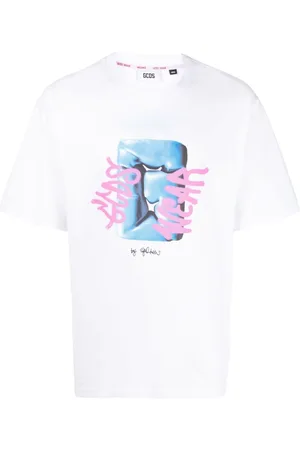 GCDS Logo-print cotton T-shirt