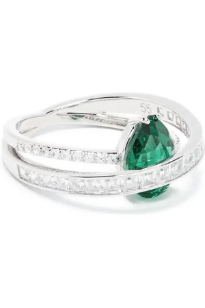 Swarovski Hyperbola Cocktail crystal-embellished ring