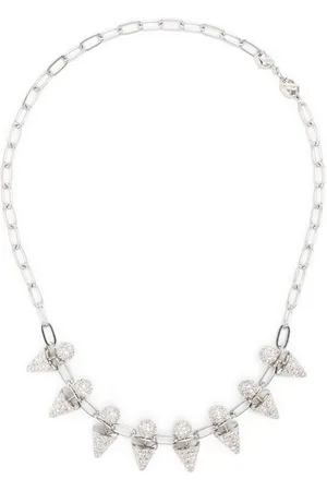 Swarovski Luna logo-charm necklace