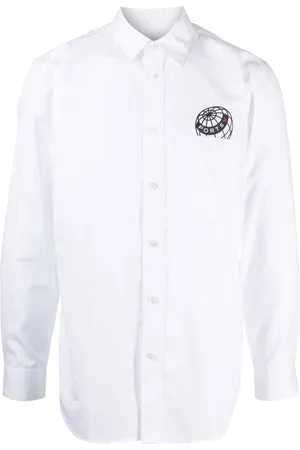 Ports V Logo-print cotton shirt