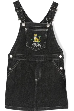 Kenzo Logo-embroidered dungarees dress