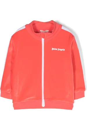 Palm Angels Logo-print zip-fastening jacket