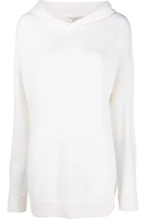 tibi Long-length cashmere hoodie