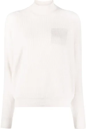 PESERICO SIGN High-neck ribbed-knit jumper