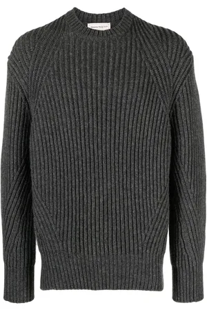 Alexander McQueen Ribbed-knit wool jumper