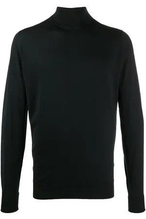 JOHN SMEDLEY Wool roll neck jumper
