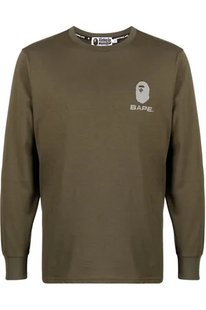A Bathing Ape Logo-print cotton sweatshirt