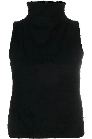 THOM KROM Crinkled-finish tank top