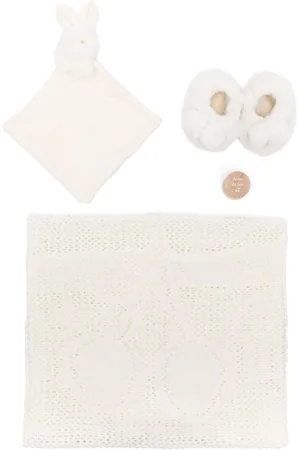 BONPOINT Nighttime crochet-knit wool-cotton set (set of four)