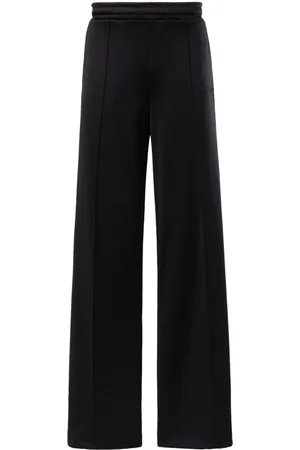 Reebok Wide-leg cotton-blend track pants