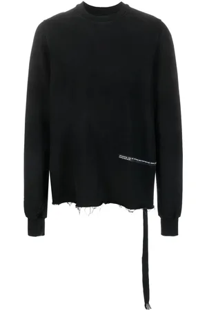 Rick Owens Logo-patch cotton sweatshirt