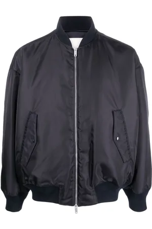 Emporio Armani Zip-up satin-finish bomber jacket