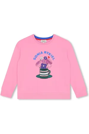 Sonia Rykiel Enfant Logo-print cotton sweatshirt