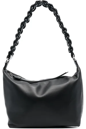 KARA Lattice leather tote bag