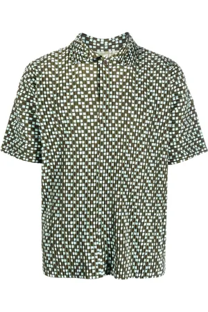 Issey Miyake Graphic-print short-sleeved shirt