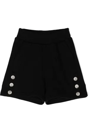 Balmain Elasticated-waistband cotton shorts