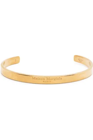 Maison Margiela Logo-engraved cuff bracelet
