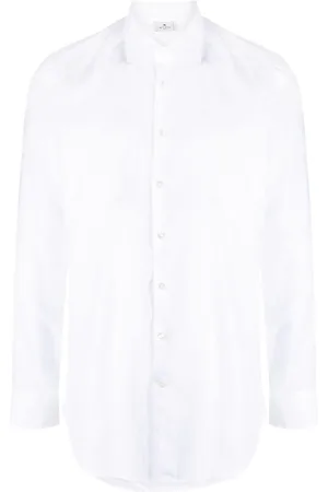 Etro Monogram-pattern cotton shirt