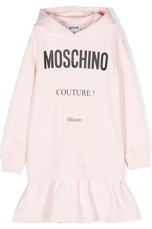 Moschino Logo-print hoodie dress