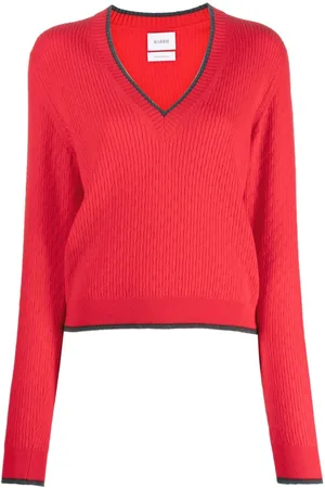 Barrie V-neck cashmere jumper