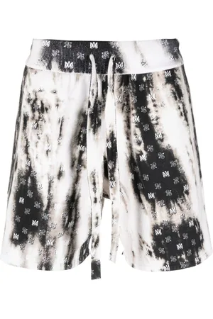 AMIRI Monogram-pattern cotton shorts