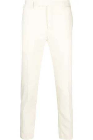 PT Torino Logo-charm slim-cut chino trousers