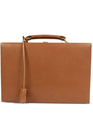Hermès 1993 box-shaped jewellery handbag