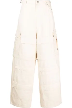 Mainless High-waist cargo trousers