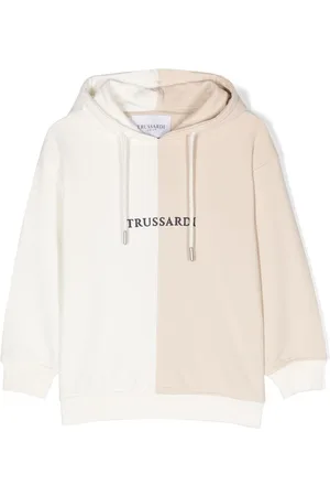 Trussardi Logo-print cotton hoodie