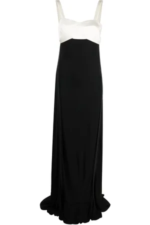 Victoria Beckham Cut-out sleeveless gown