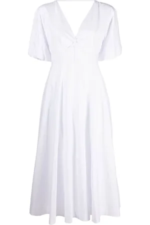 Staud Finley V-neck midi dress