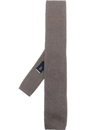 Ralph Lauren Square-tip knitted tie