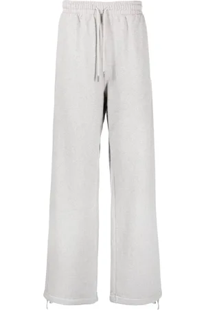 OFF-WHITE Wide-leg cotton track pants