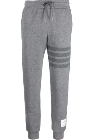 Thom Browne Knitted side-stripe track pants