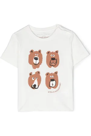 Stella McCartney Grizzly Bear-print organic-cotton T-shirt